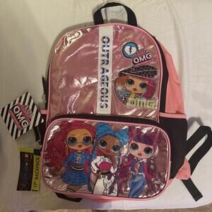 MGA Entertainment LOL Surprise OMG Girl 17" Bookbag School Travel Backpack NEW